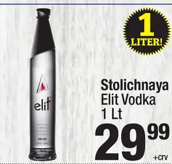 Super King Markets Stolichnaya Elit Vodka offer
