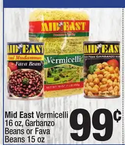 Super King Markets Mid East Vermicelli 16 oz, Garbanzo Beans or Fava Beans 15 oz offer