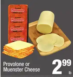 Super King Markets Provolone or Muenster Cheese offer