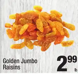 Super King Markets Golden Jumbo Raisins offer