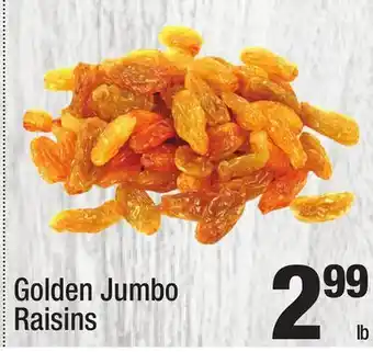 Super King Markets Golden Jumbo Raisins offer