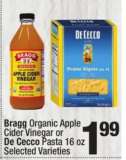 Super King Markets Bragg Organic Apple Cider Vinegar or De Cecco Pasta 16 oz offer