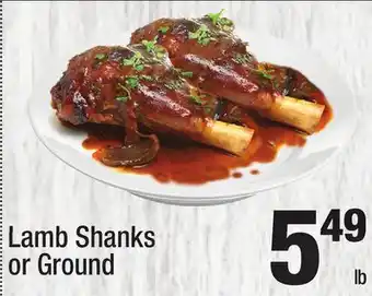 Super King Markets Lamb Shanks or Ground offer