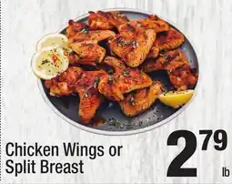 Super King Markets Chicken Wings or Split Breast offer