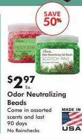 Valu Home Centers Odor Neutralizing Beads offer