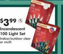 Incandescent 100 Light Set