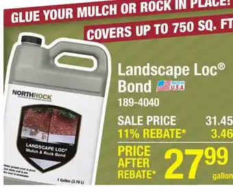 Menards Landscape Loc Bond offer