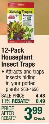Menards 12-Pack Houseplant Insect Traps offer