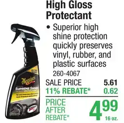 Menards High Gloss Protectant offer