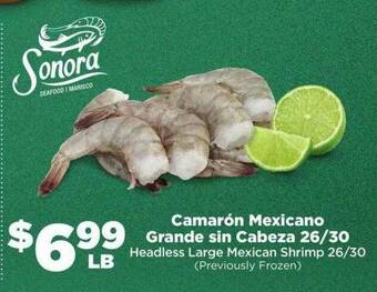 Northgate Market Camarón Mexicano Grande Sin Cabeza 26 30 offer