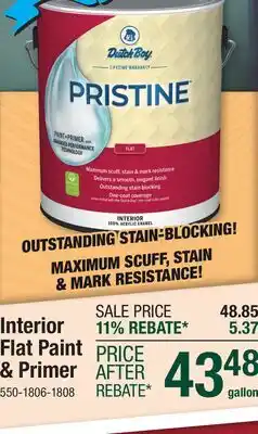 Menards Interior Flat Paint & Primer offer