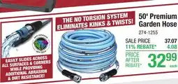Menards 50' Premium Garden Hose offer