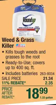 Menards Weed & Grass Killer offer