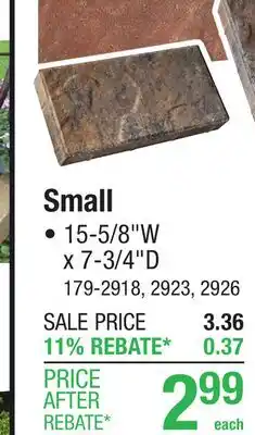Menards Small offer