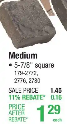 Menards Medium offer