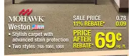 Menards Weston offer