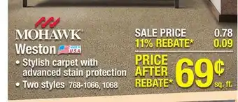 Menards Weston offer