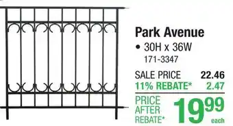 Menards Park Avenue No-Dig Panels offer