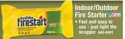 Menards Indoor/Outdoor Fire Starter offer