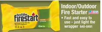 Menards Indoor/Outdoor Fire Starter offer