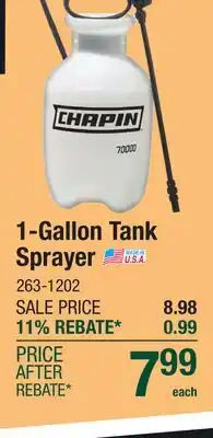 Menards 1-Gallon Tank Sprayer offer