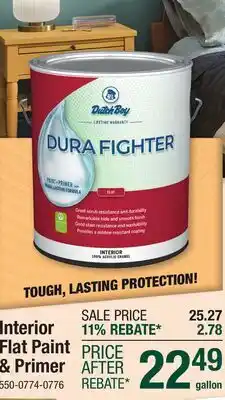 Menards Interior Flat Paint & Primer offer
