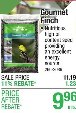 Menards Gourmet Finch offer