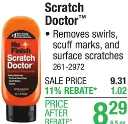 Menards Scratch Doctor offer