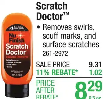 Menards Scratch Doctor offer
