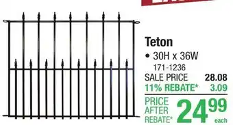 Menards Teton No-Dig Panels offer