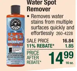 Menards Water Spot Remover offer