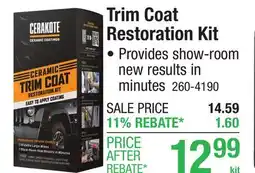 Menards Trim Coat Restoration Kit offer