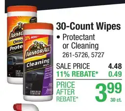 Menards 30-Count Wipes offer