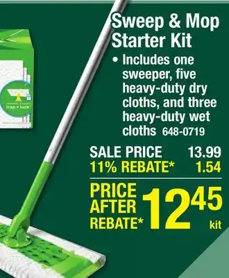 Menards Sweep & Mop Starter Kit offer