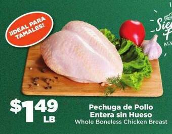 Northgate Market Pechuga De Pollo Entera Sin Hueso offer