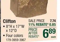 Menards Clifton Retaining Wall Blocks offer