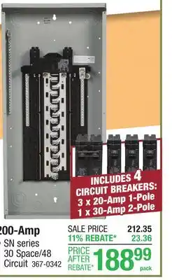 Menards 200-Amp offer