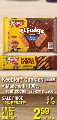 Menards Keebler Cookies offer
