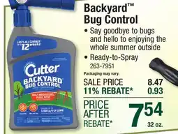 Menards Backyard Bug Control offer