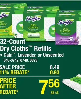 Menards 32-Count Dry Cloths Refills offer