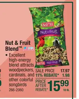 Menards Nut & Fruit Blend offer