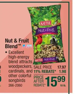 Menards Nut & Fruit Blend offer