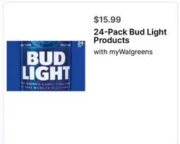 Walgreens 24-Pack Bud Light Products offer