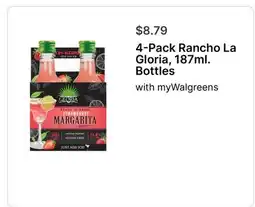 Walgreens 4-Pack Rancho La Gloria,. Bottles offer
