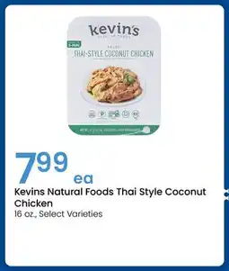 Jewel-Osco Kevins Natural Foods Thai Style Coconut Chicken offer