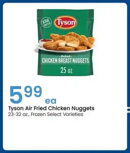 Jewel-Osco Tyson Air Fried Chicken Nuggets offer