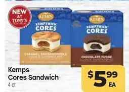 Tony’s Fresh Market Kemps Cores offer