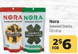 Tony’s Fresh Market Nora Seaweed Snacks offer