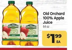 Tony’s Fresh Market Old Orchard 100% Apple Juice offer