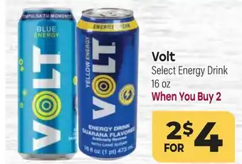 Tony’s Fresh Market Volt Select Energy Drink offer